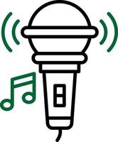 Microphone Creative Icon Design vector