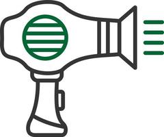 Hair Dryer Creative Icon Design vector