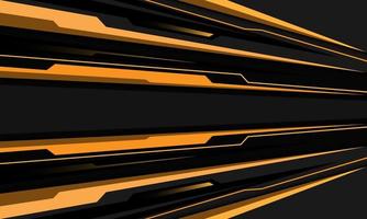 Abstract yellow grey cyber speed line direction dynamic geometric design modern futuristic technology background vector