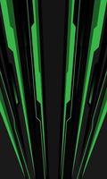 Abstract green grey cyber speed line direction dynamic geometric design modern futuristic technology background vector