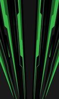 Abstract green grey cyber speed line direction dynamic geometric design modern futuristic technology background vector