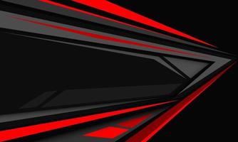 Abstract red speed black shadow grey direction geometric design ultramodern luxury futuristic background vector