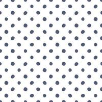 Vector seamless white pattern with blue dot. Decorative illustration, good for printing. Great for label, print, packaging, fabric. Small polka dot seamless pattern background.