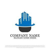 Five hand apartment logo design vector, best for property and building logo vector