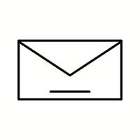 Unique Mail Vector Line Icon