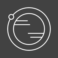 Unique Orbit Vector Line Icon