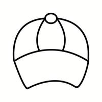 Unique Cap Vector Line Icon