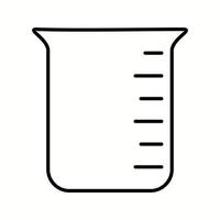 Unique Measure Chemical Vector Line Icon