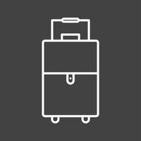 Unique Suitcase Vector Line Icon