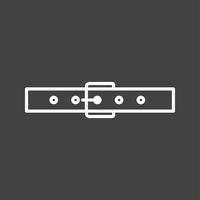 Unique Belt Vector Line Icon