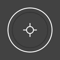 Unique Location Access Vector Line Icon