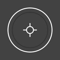 Unique Location Access Vector Line Icon