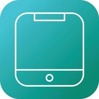 Unique Smart Device Vector Line Icon