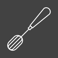 Unique Hand Beater Line Vector Icon