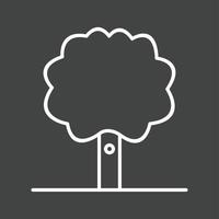 Unique Tree II Vector Line Icon