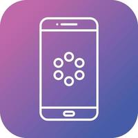 Unique Watch Synchronization Vector Line Icon