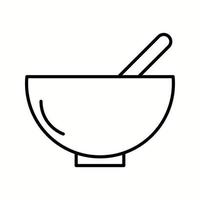 Unique Food Vector Line Icon