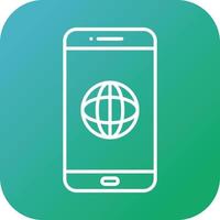 Unique Internet Vector Line Icon