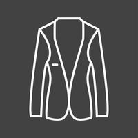 Unique Jacket Vector Line Icon