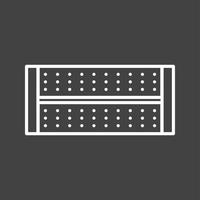 Unique LED Lght Vector Line Icon