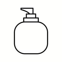 Unique Lotion Vector Line Icon