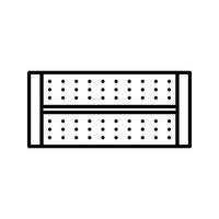 Unique LED Lght Vector Line Icon