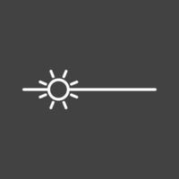 Unique Brightness Vector Line Icon