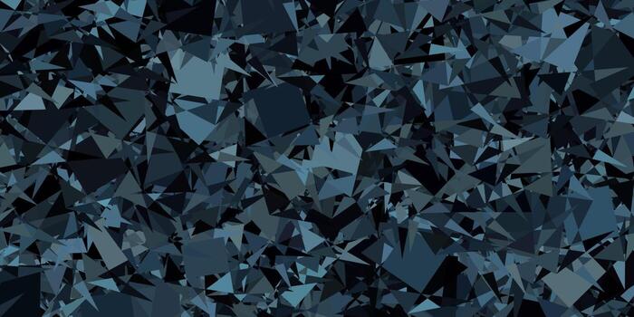 Dark Gray vector template with triangle shapes.