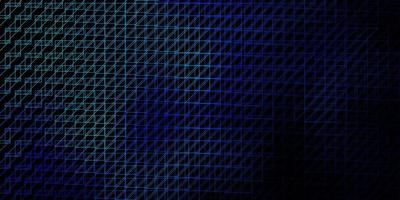 Dark BLUE vector background with lines.