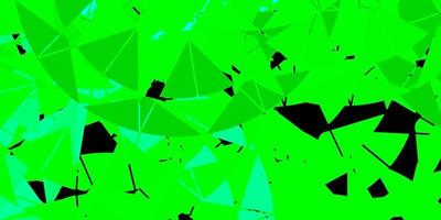 Light green vector texture with random triangles.