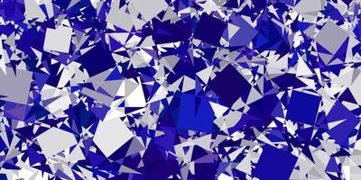 Light Gray vector background with polygonal forms.