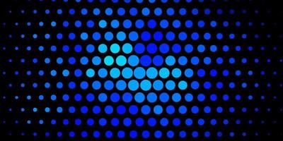 Dark BLUE vector template with circles.