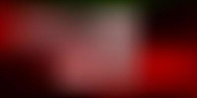 Dark Green, Red vector gradient blur template.