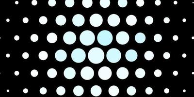 Dark BLUE vector pattern with circles.