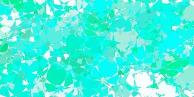 Light Green vector pattern with polygonal shapes.