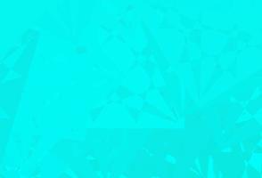 Dark Green vector background with polygonal forms.