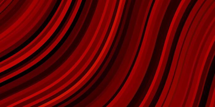 Light Red vector background with bent lines.