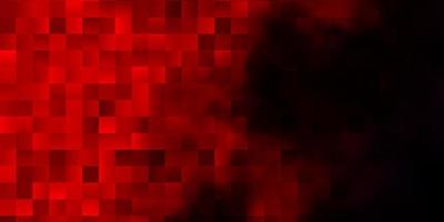 Dark Red vector background with rectangles.