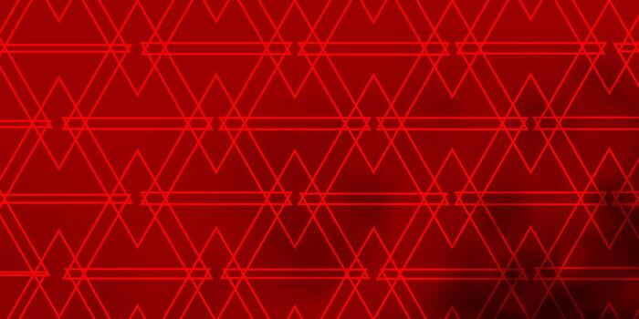Light Red vector backdrop with lines, triangles.