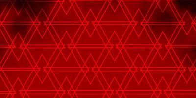 Light Red vector background with polygonal style.