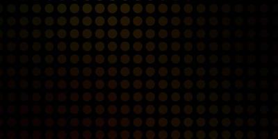 Dark Yellow vector layout with circle shapes.