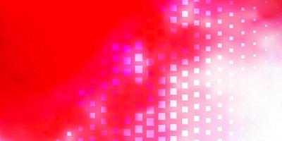 Light Red vector background with rectangles.