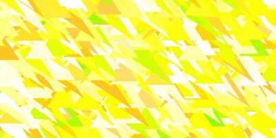 Light green, red vector texture with random triangles.