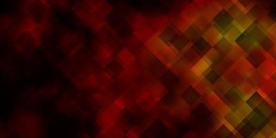 Light Red, Yellow vector background with rectangles.