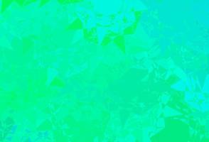 Light Green vector template with triangle shapes.