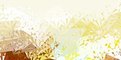 Light Blue, Yellow vector background with polygonal forms.