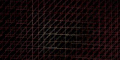 Dark Red vector backdrop with lines.