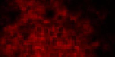 textura de vector rojo oscuro en estilo rectangular.