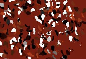 Light red vector background with abstract forms.