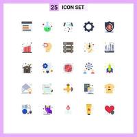 Pictogram Set of 25 Simple Flat Colors of healthcare technology leak set devices Editable Vector Design Elements